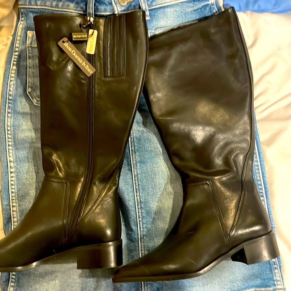 Handmade Italian Brand-New Leather Boots